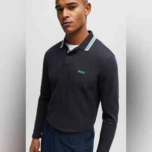 Hugo Boss Regular Fit Long Sleeve Polo